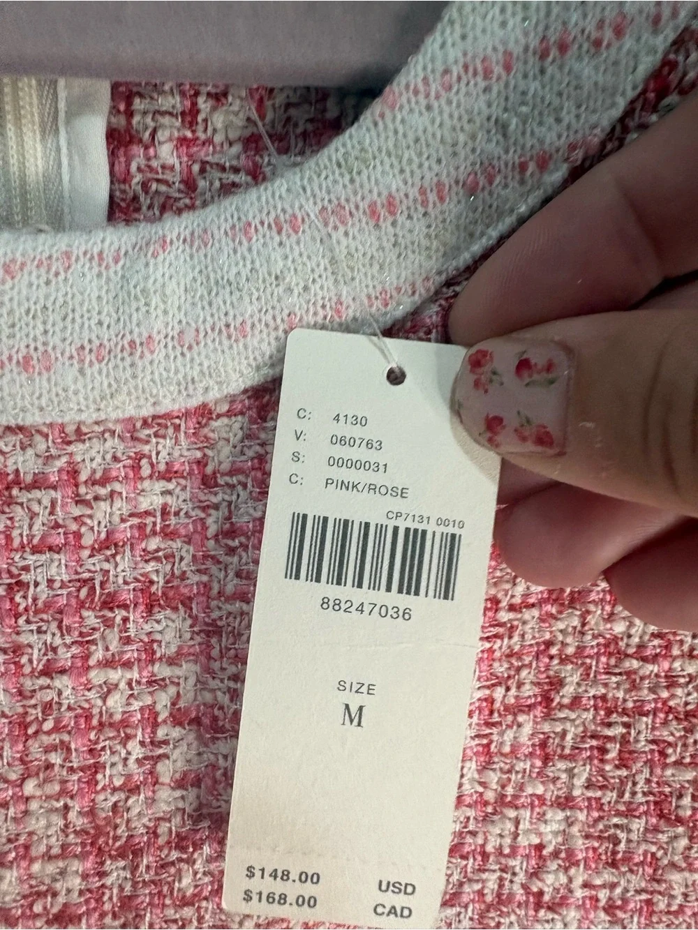 Maeve Sleeveless Tweed Pleated Mini Dress - Picture 6 of 9
